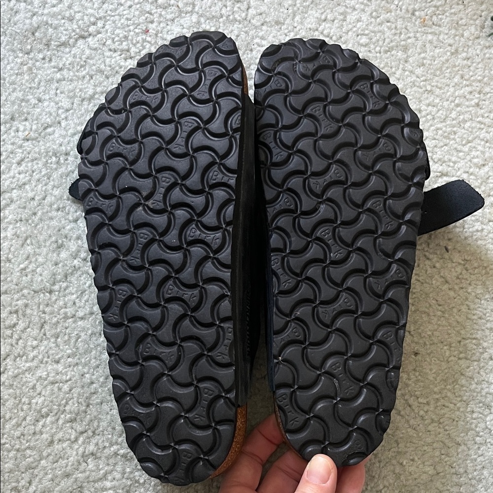 Birkenstock Arizona BS Black Slides like new 41 - Picture 4 of 7
